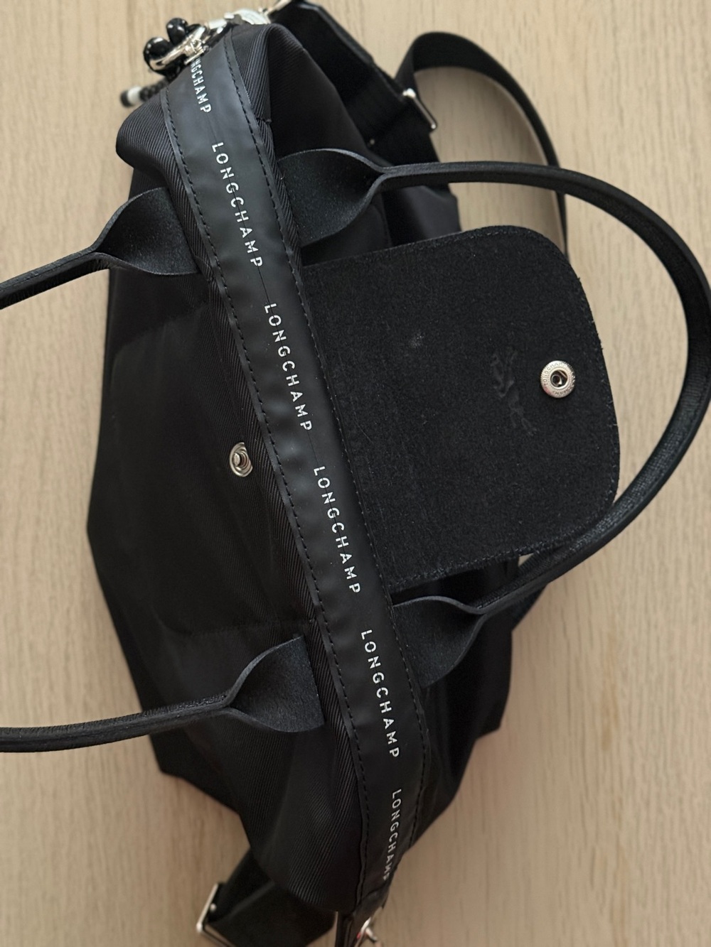 LE PLIAGE ENERGY S HANDBAG Black - Recycled canvas - Picture 6 of 10